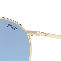 Runde Metallsonnenbrille