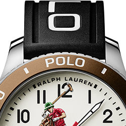 White Dial/Brown Bezel