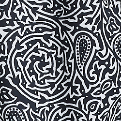 Black Block Print Vines