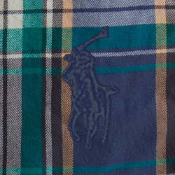 Navy/Green Multi