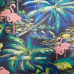 Black Tropical Flamingos
