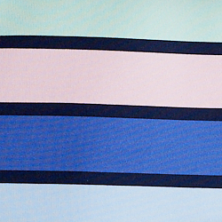 Bleu libert&eacute; multi rayure