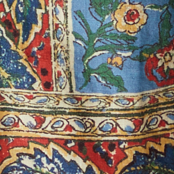 Woodblock Floral Patch