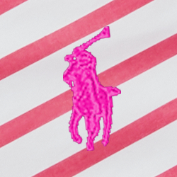 Hot Pink/White