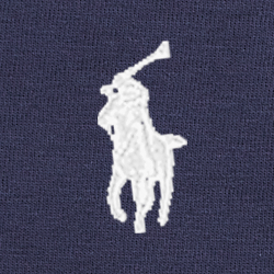 Edles Navy/Wei&szlig;