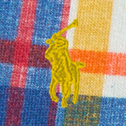 White Madras Multi