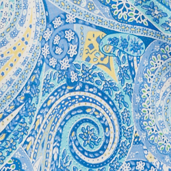 Blue Paisley