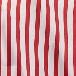 Poppy Red/White