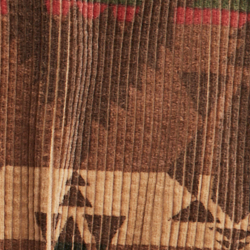 Vintage Tan/Brown Multi
