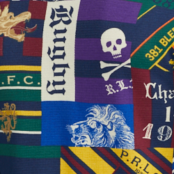 College Patchwork Print