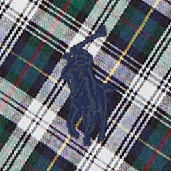 Navy/Green Multi