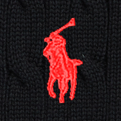 Baumwollpullover mit Zopfmuster