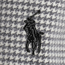 Cream/Black Houndstooth