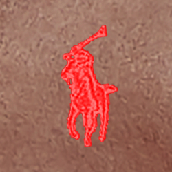Polo Tan/Light Navy/Red