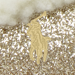 Gold Glitter W/ Cream Pp