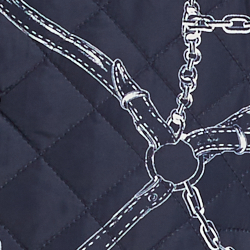 Navy Belt Print