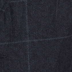 Deep Navy Windowpane