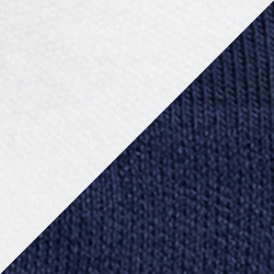 Weiß und Navy
