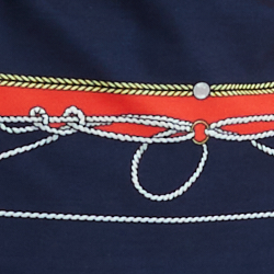 Navy/Green Multi