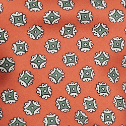 Brown Floral Scarf Print