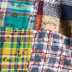 Woodblock Preppy Patchwor