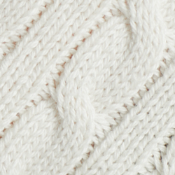 Cream W/ Navy Stripe