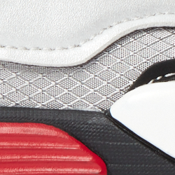 Silver/Red/Black
