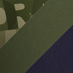 Navy/Green/Monogram Print