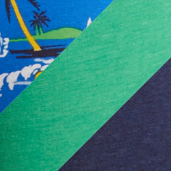 Navy/Race The Sea Print