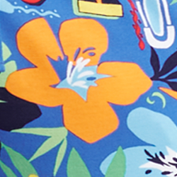 Tropical Polo Print