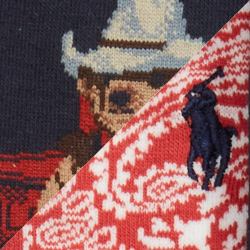 Navy/ Red