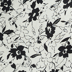 Black Lily On Cream