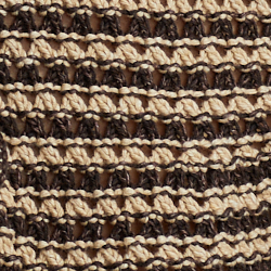 Tan/Chocolate Stripe