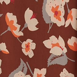 Maroon/Orange/Cream