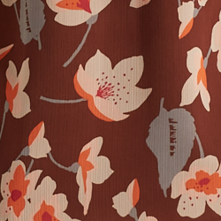 Maroon/Orange/Cream