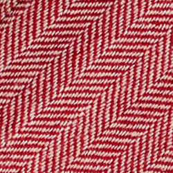 Red/Cream Herringbone