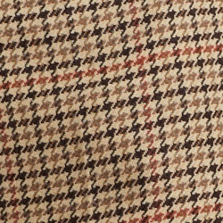 Brown/Red Houndstooth