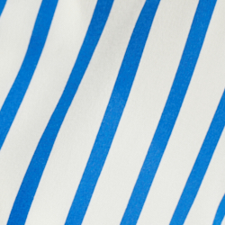 Cream/Royal Stripe