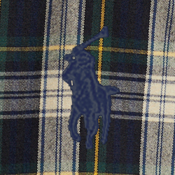 Navy/Green Multi