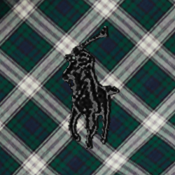 Green/Navy Multi