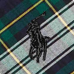 Navy/Green Multi