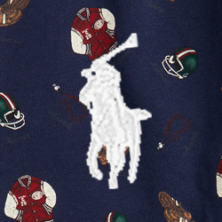 Tossed Football/Navy