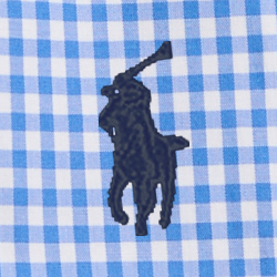 Blau/Weiß kariert