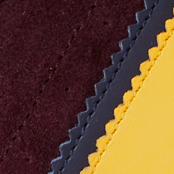 Wine/Navy/Gold