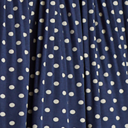 Navy Polka Dot