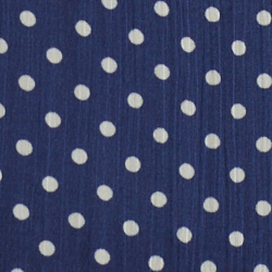 Navy Polka Dot