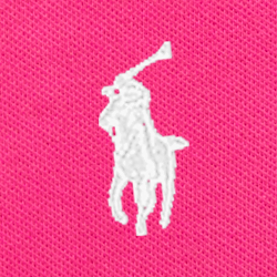 Bright Pink W/ White
