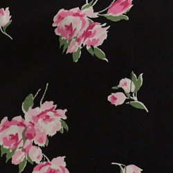Black Ground Floral