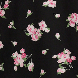 Black Ground Floral