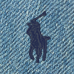 Denim in heller Waschung